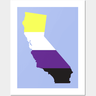 California Non-Binary Pride Posters and Art